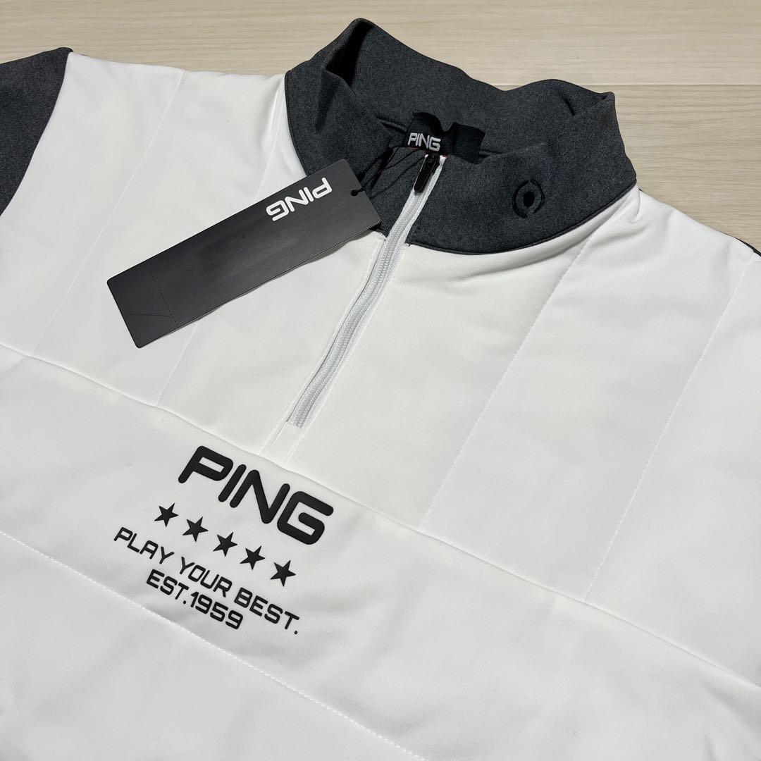 ピン PING 中綿 ハイネック エアーフレイク ゴルフ シャツ