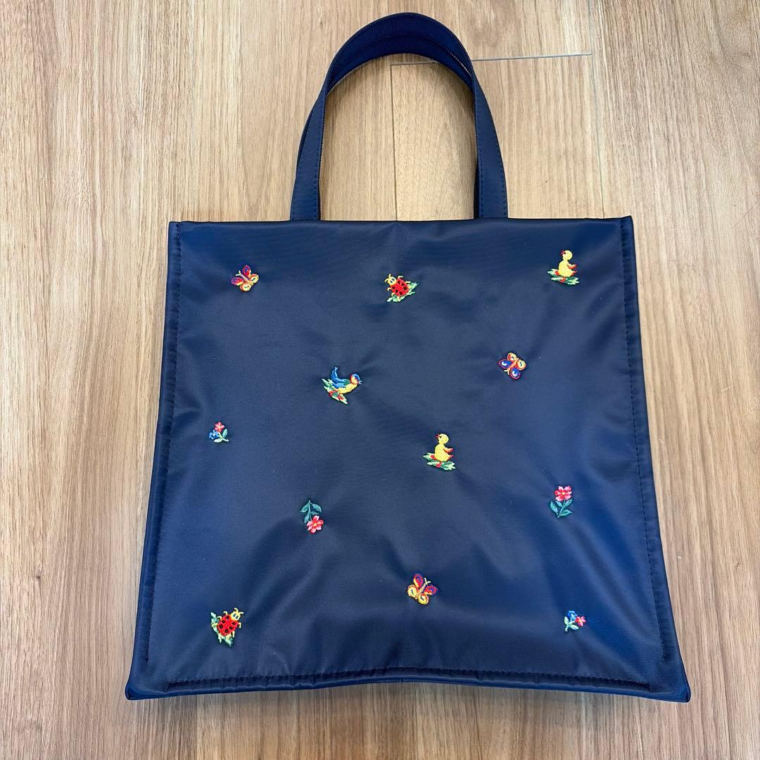 FEILER ネイビー スクエアバック