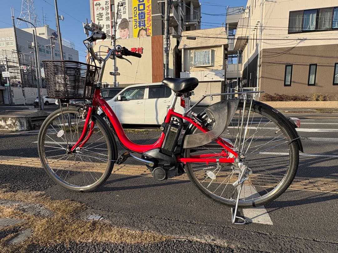 中古YAMAHA電動アシスト自転車　8.7Ah 大阪　026番