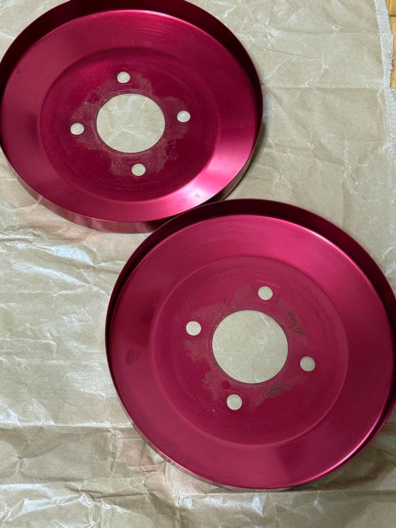 ブレーキドラムカバー　レッド　SUZUKI アルトワークス