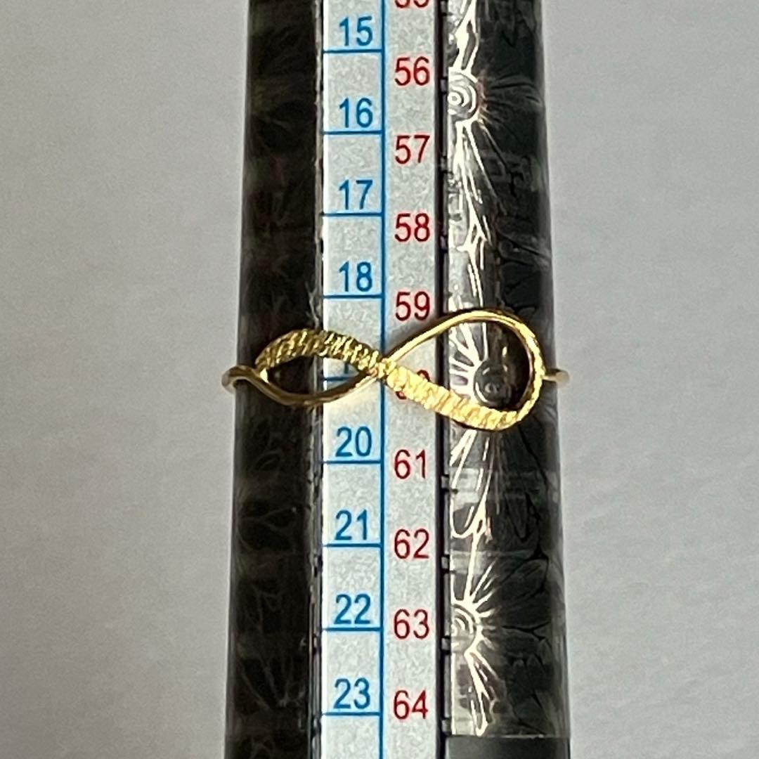 K18 18金　19号　リング　48