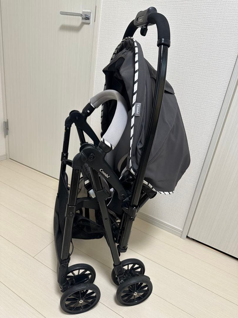 【Combi コンビ】ベビーカー スゴカルハンディ エッグショック グレー