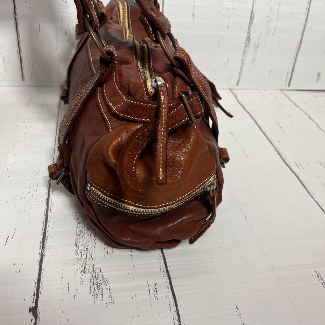 REALMIND LILY FORO リアルマインド　ミニボストン 馬革　ヌメ