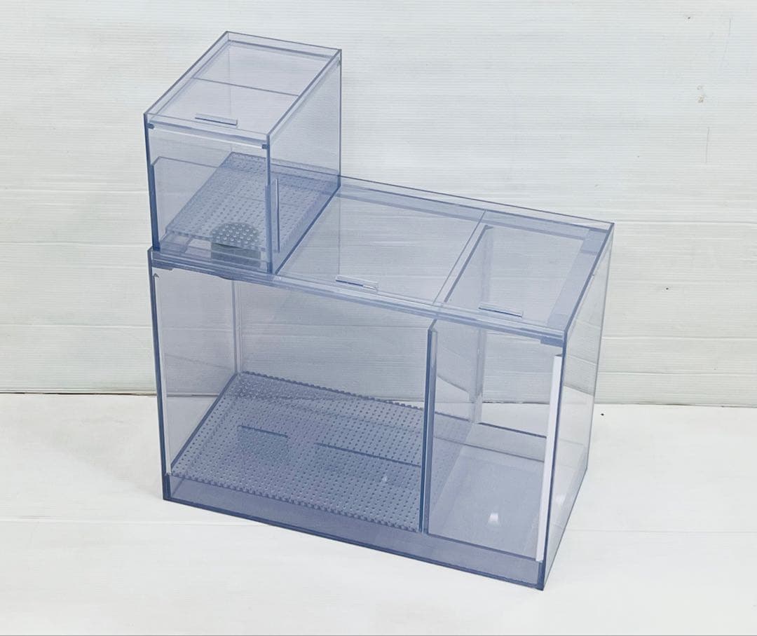 600ｘ300ｘ360㎜オーバーフロー水槽特注セット クリアシリコン 未使用品