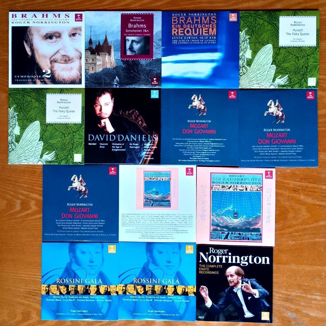 【４５ＣＤ】ロジャー・ノリントン　エラート録音全集