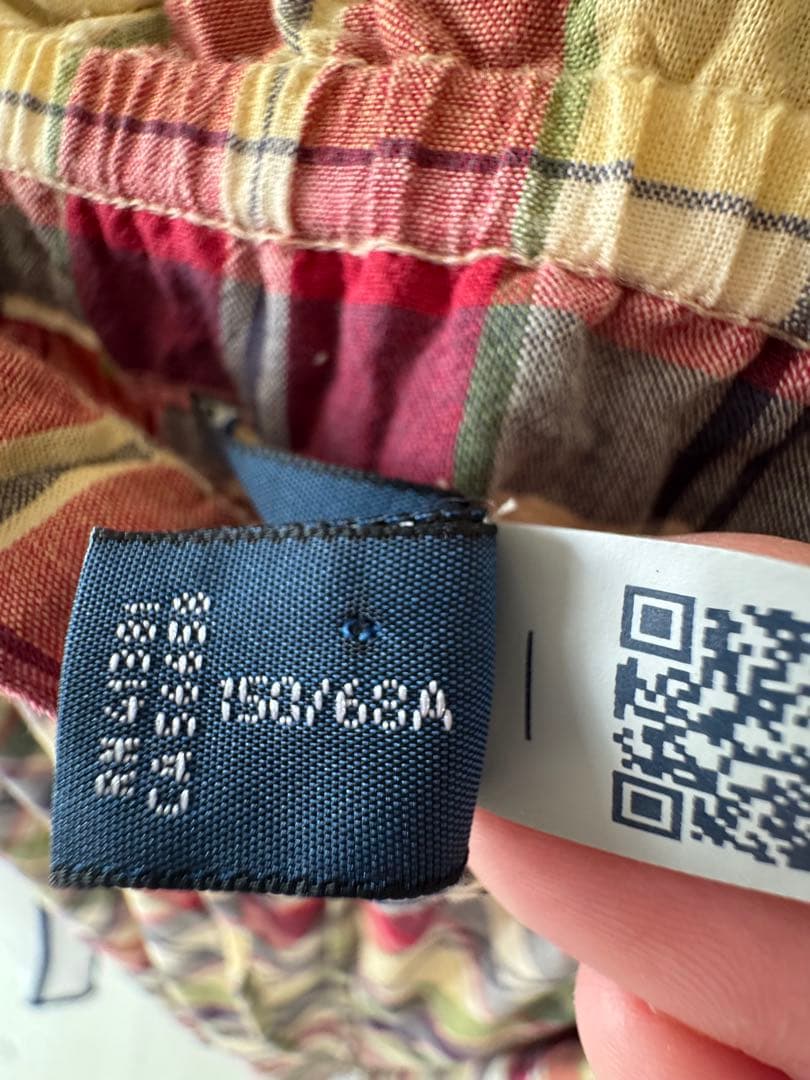 チェック柄 クロップドシャツ＆ロングスカート セット♡写メアップしました 2点S