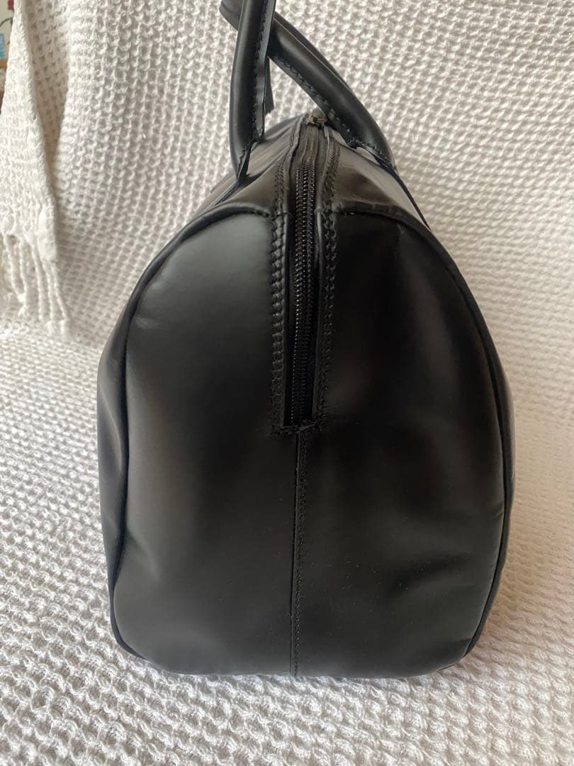 GUCCIボストンバッグ レザー/BLK/無地