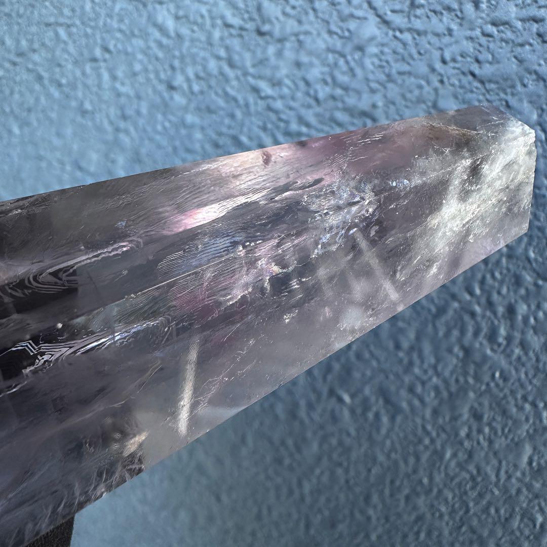 爆レア❗️ロマネサイト虹☆アメジストナチュラルポイントワンド ファントムA1111