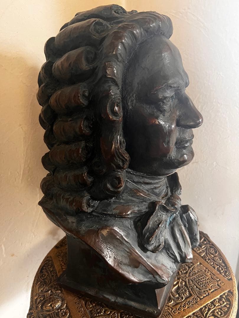 バッハ　Bach 松田芳雄作　胸像