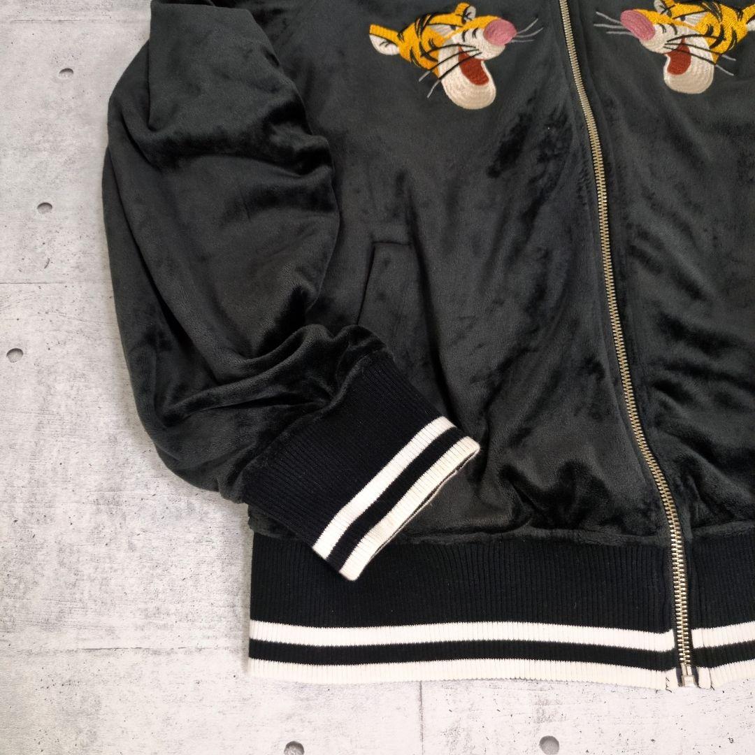 キ*リ様 別珍　ベロア　スーベニアジャケット　スカジャン　ディズニー　ティガー