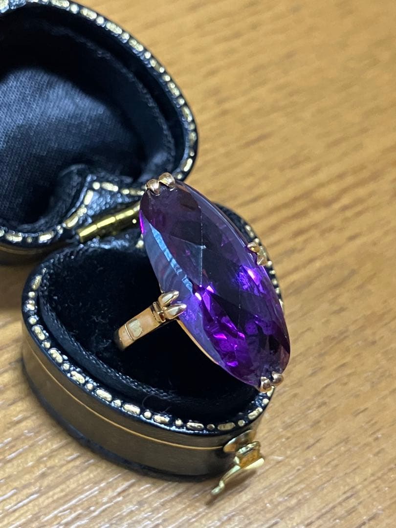 K18 18金　750 ゴールド　ビンテージ　リング