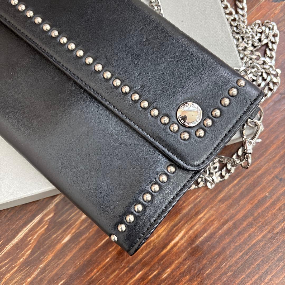 J&M DAVIDSON（ジェイ&エム デヴィッドソン）スタッズ トラベルポーチ