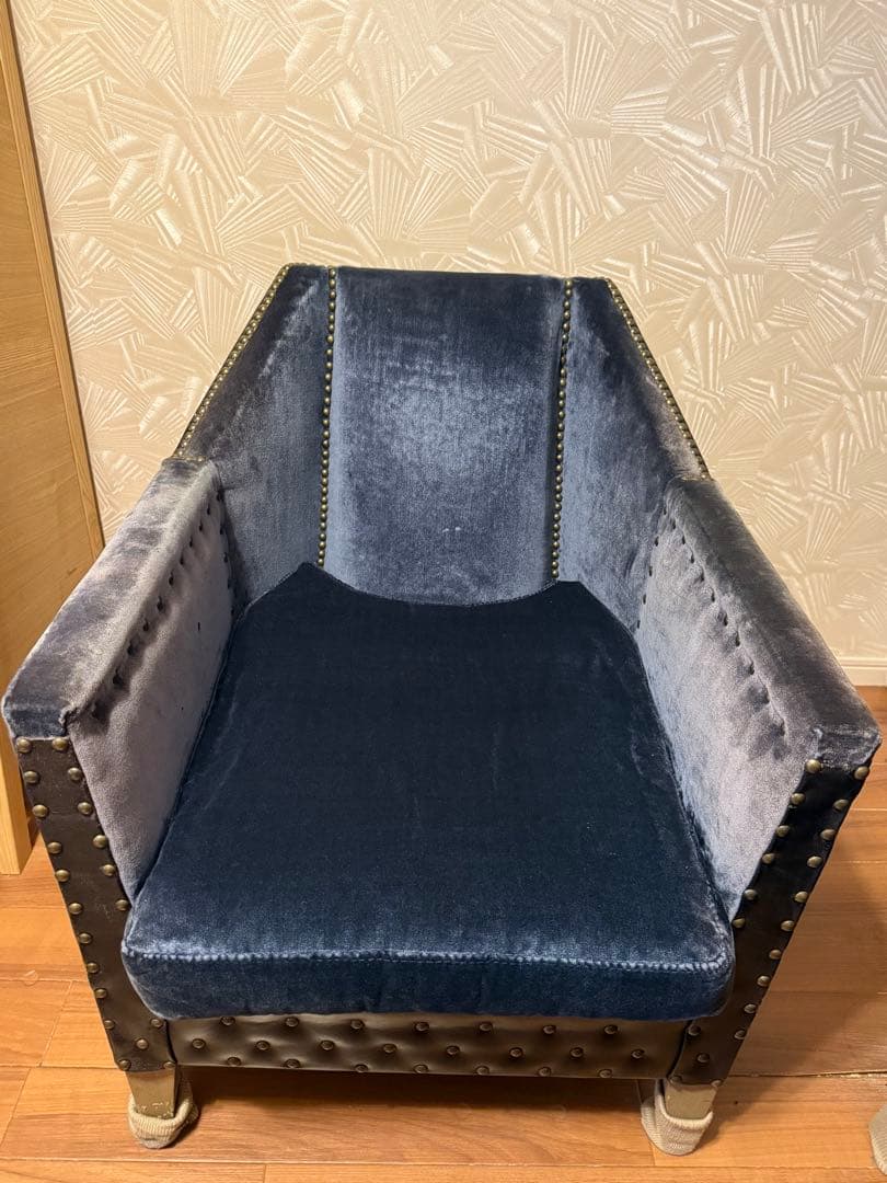 ヴィンテージ ネイビー チェア