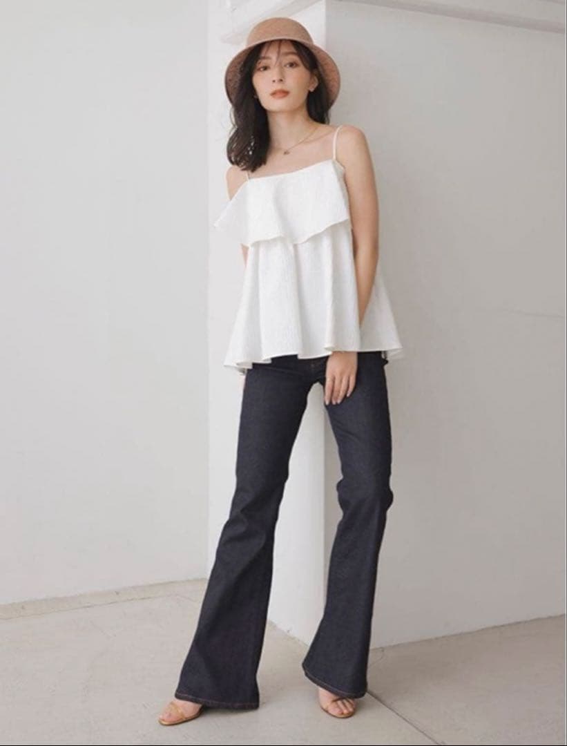 美品【anuans×YANUK】Boots cut flare denim 24