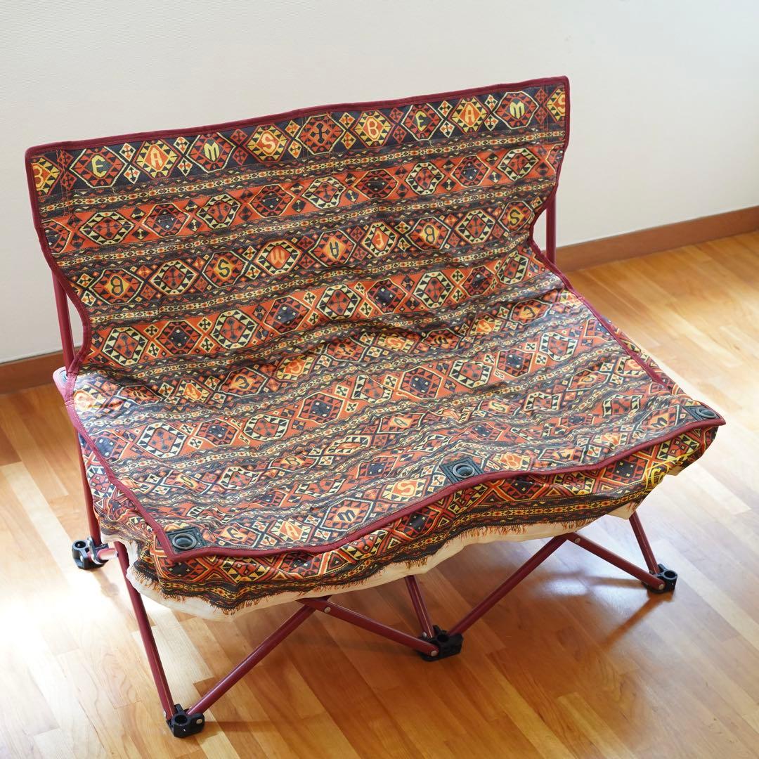 コールマン × ビームス ダブルファンチェア キリムアウトドア ベンチ