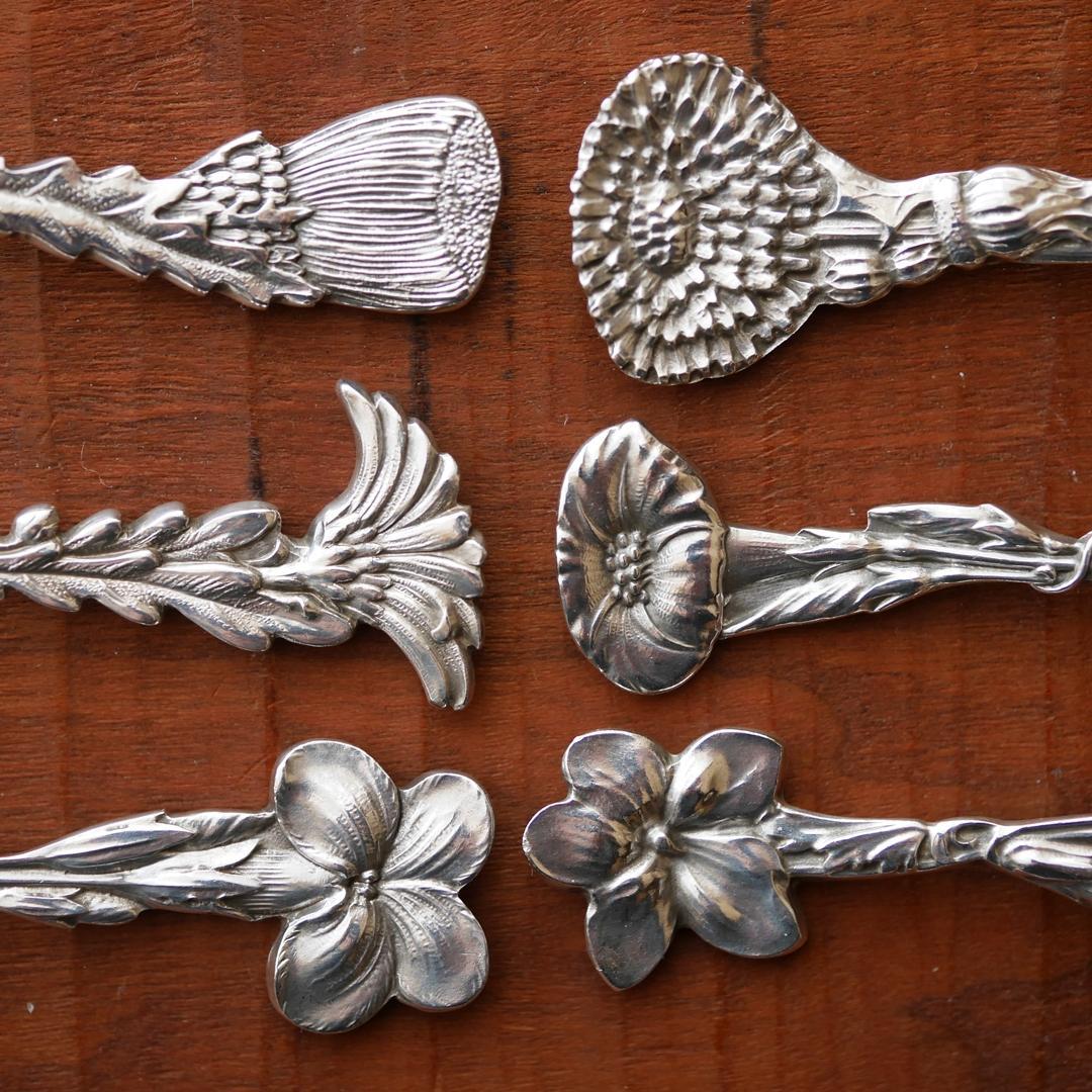 ◆TIFFANY◆アンティーク◆デミタススプーン◆12本セット◆