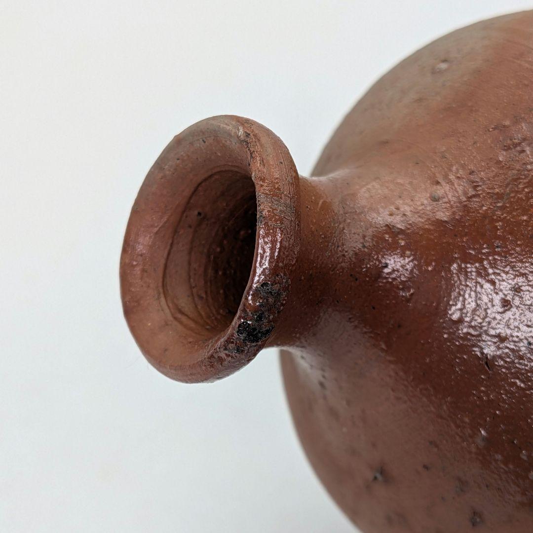 岡山県重要無形文化財 藤原建 備前焼 緋襷徳利 共箱合布 とっくり 酒器 食器