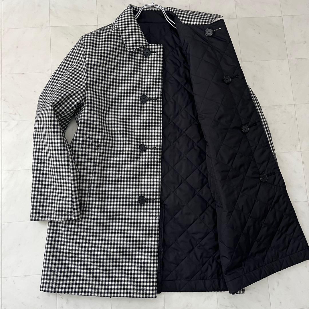 マッキントッシュフィロソフィー サーモア リバーシブル ステンカラーコート 38