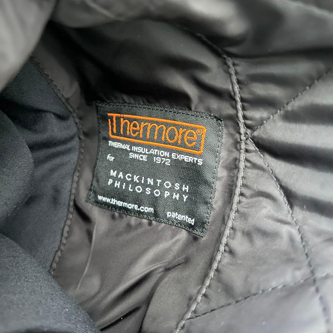 マッキントッシュフィロソフィー サーモア リバーシブル ステンカラーコート 38