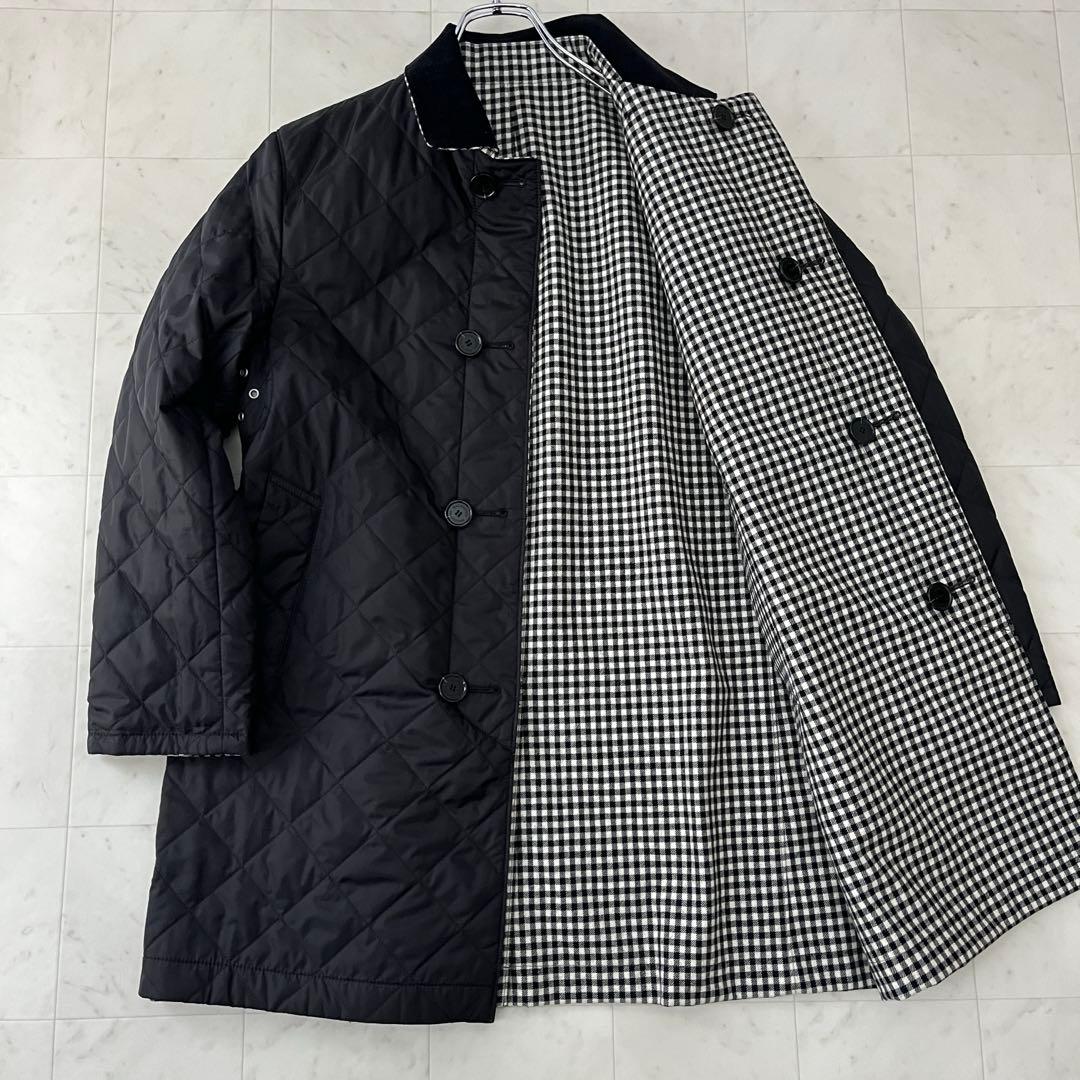 マッキントッシュフィロソフィー サーモア リバーシブル ステンカラーコート 38