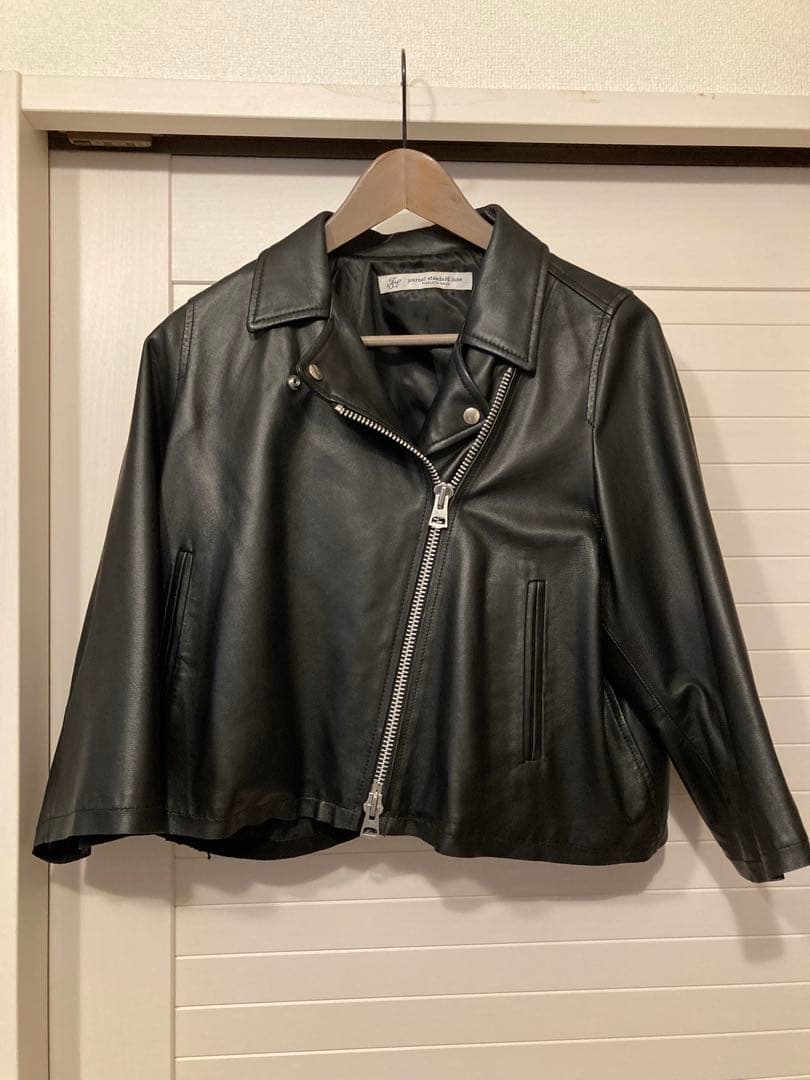 journal standard luxe ブラック レザーライダースジャケット