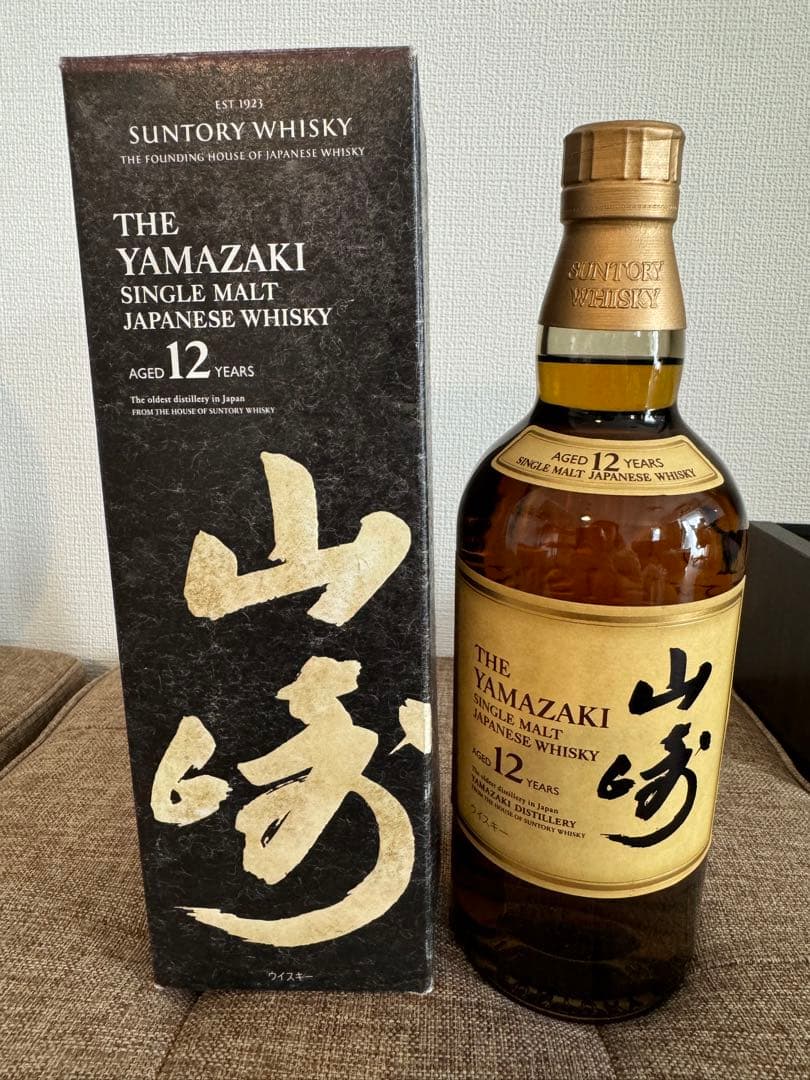 サントリー　シングルモルトウイスキー　山崎　12年