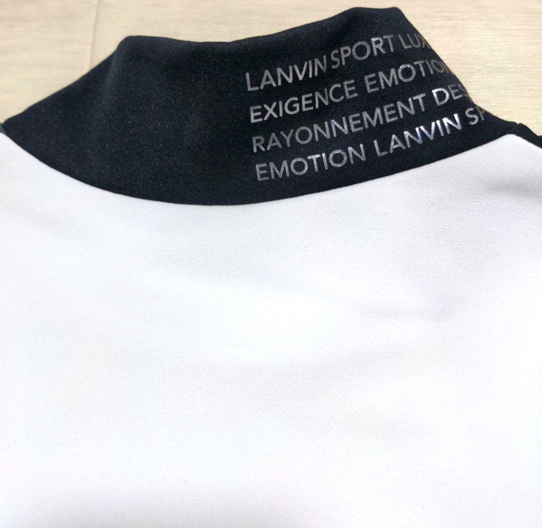 再再再値下新品　ランバンスポール　モックネックL　白　定価19800円　裏微起毛