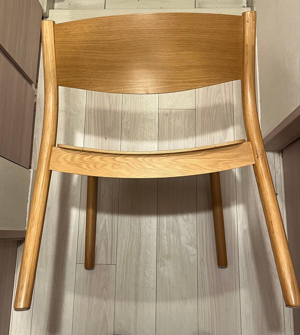 【送料込み】無印良品 オーク材 ラウンジチェア