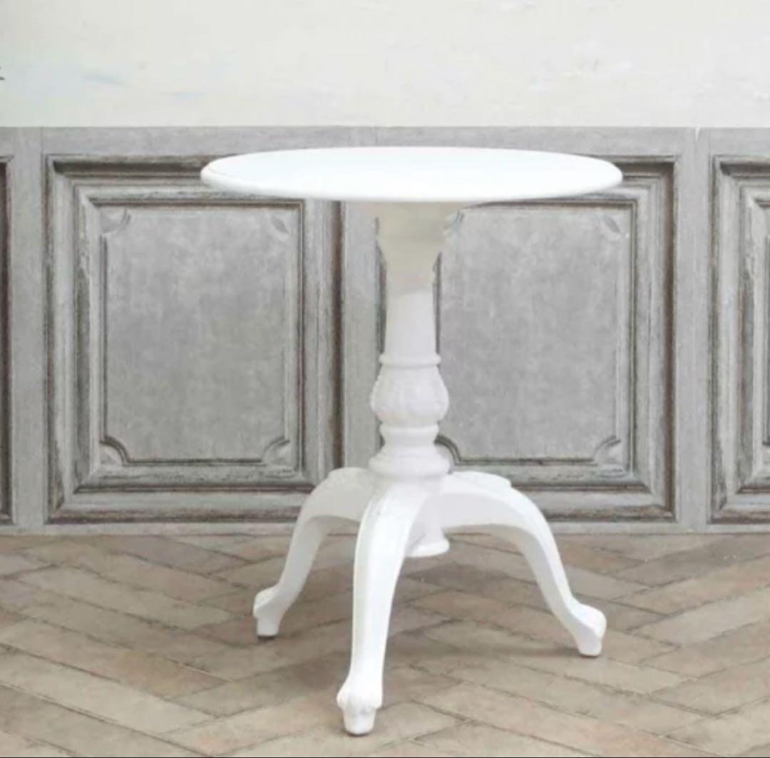 白家具★カフェテーブル★ティーテーブル★サイドテーブル