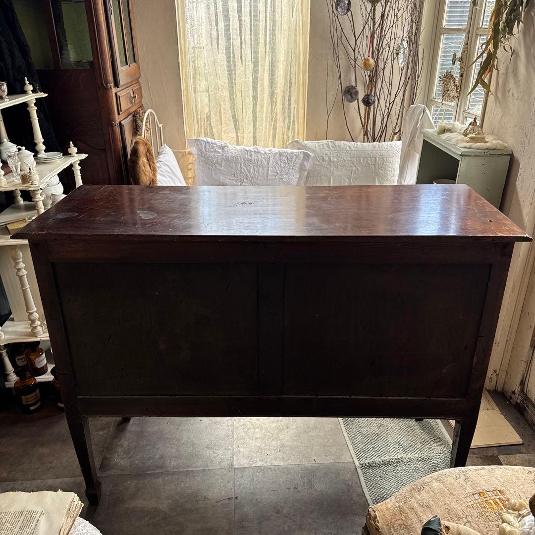 ~kiko~ イギリスアンティーク　木製クラシックキャビネット