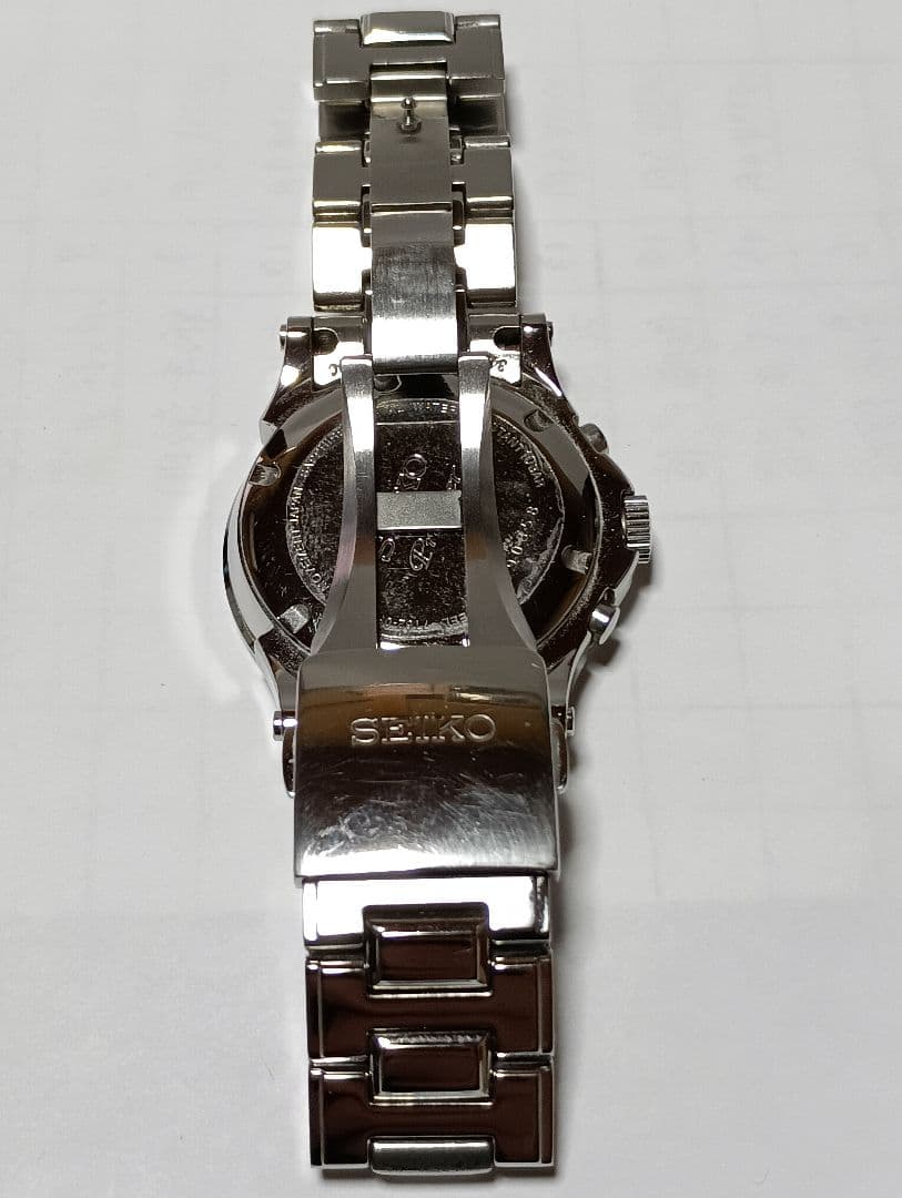 SEIKO セイコー プルミエ クロノグラフ 7t62-0ff0 中古稼動品