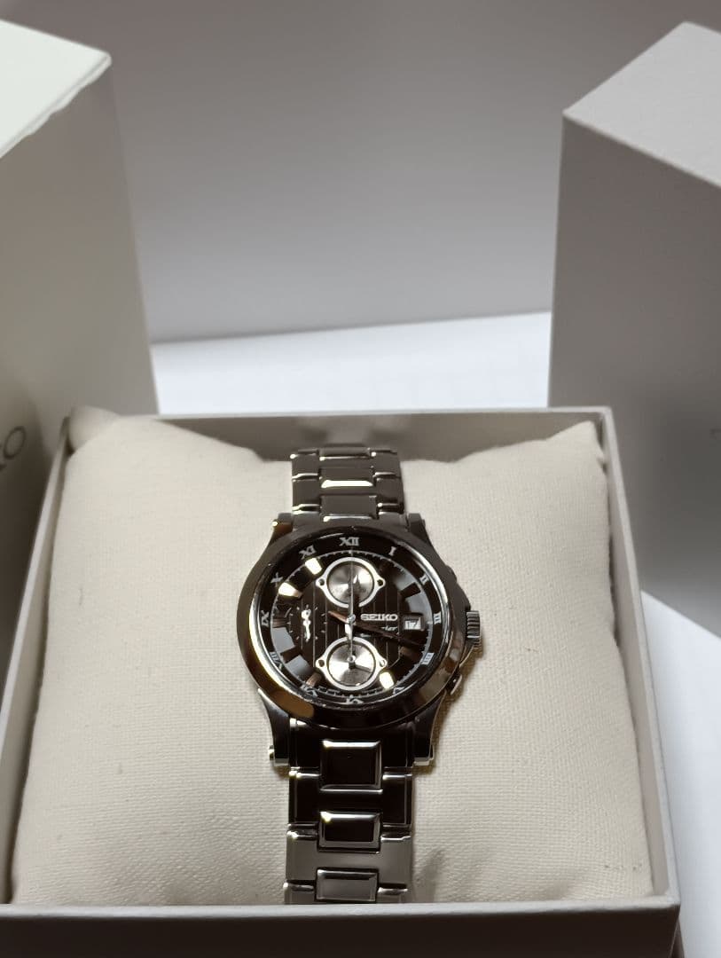 SEIKO セイコー プルミエ クロノグラフ 7t62-0ff0 中古稼動品