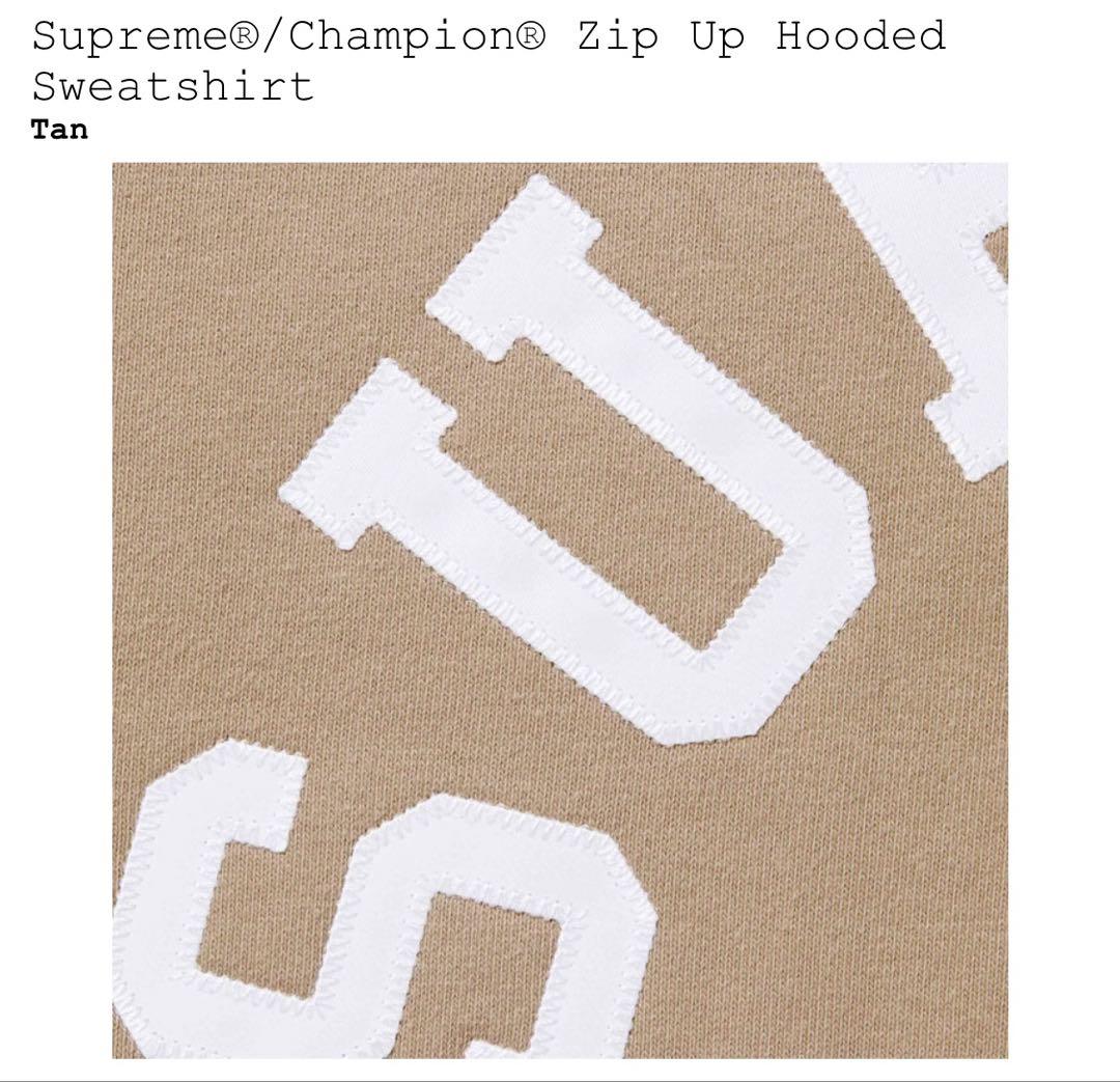 トップス Supreme x Champion Zip Up Hooded