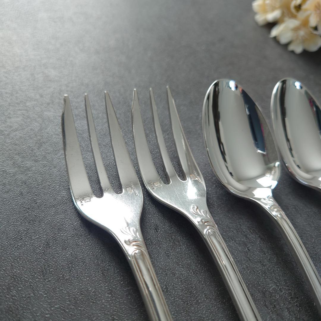 クリストフル マルリー ケーキフォーク コーヒースプーン 計4点