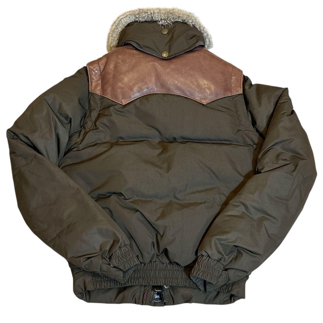 本日発送　希少 Schott 3WAYダウンジャケット U.S.A製 レザー