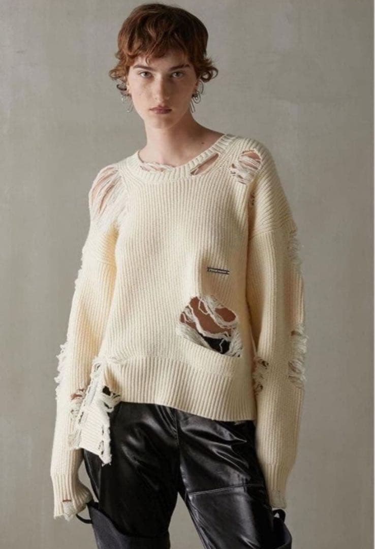 新品PRANKPROJECT HardCrashedKnit Pullover