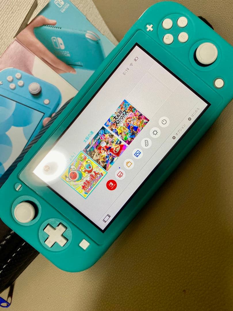 オ*ー様 Nintendo Switch Lite ターコイズ 本体 ゲームソフ