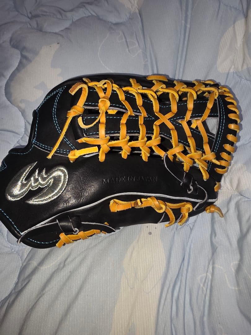 レア限定品　 ジームス 軟式グローブ 三方親シリーズ 湯もみ加工済み 外野用