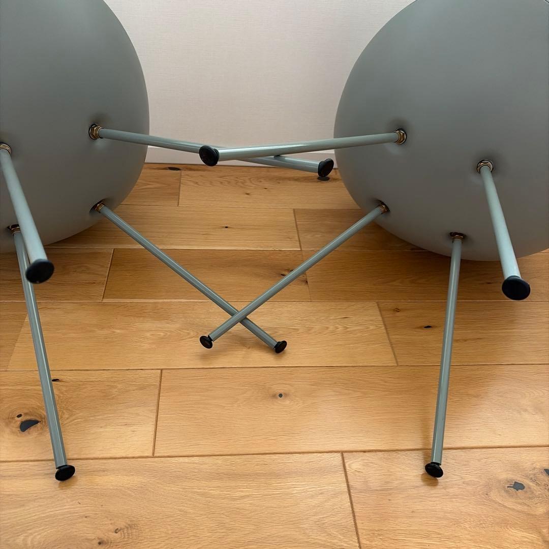 ドロップチェア　しずく型チェア ダイニングチェア デスクチェア ２脚セット