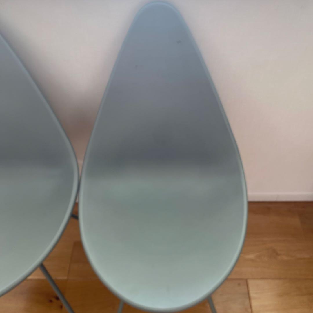 ドロップチェア　しずく型チェア ダイニングチェア デスクチェア ２脚セット