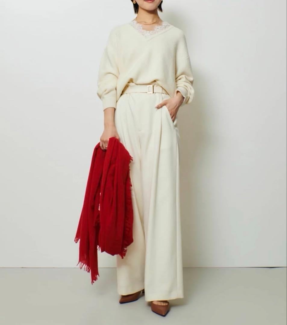 allureville レースドッキングプルオーバ