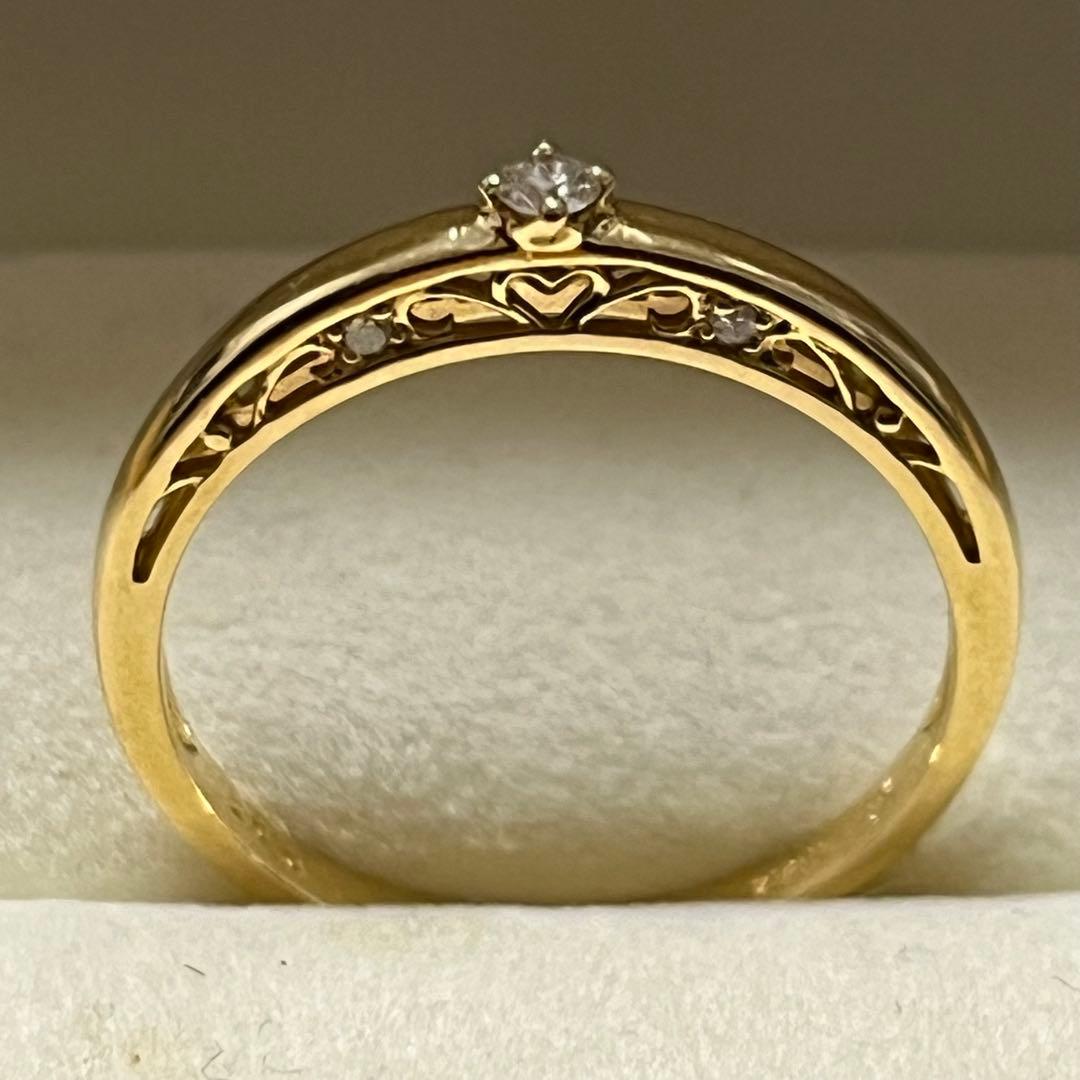 K18ジュエリーツツミ ダイヤモンドリング