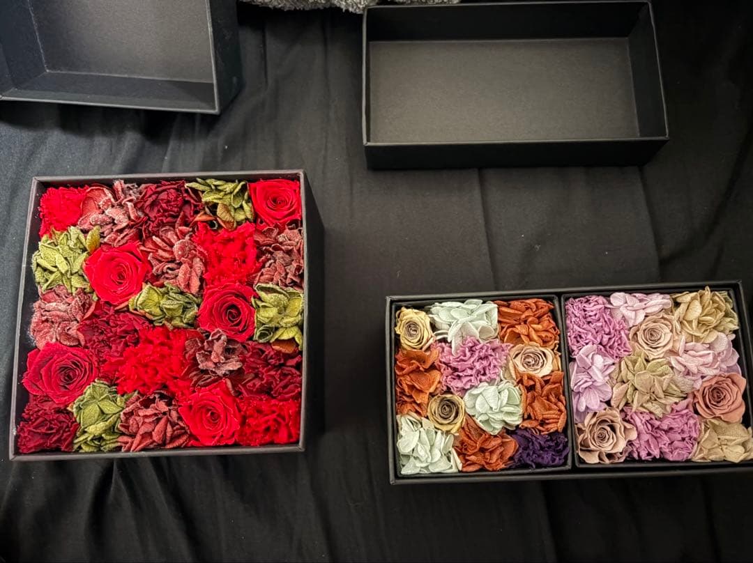 Nicolai Bergmann 4個セットプリザーブドフラワーアレンジメント