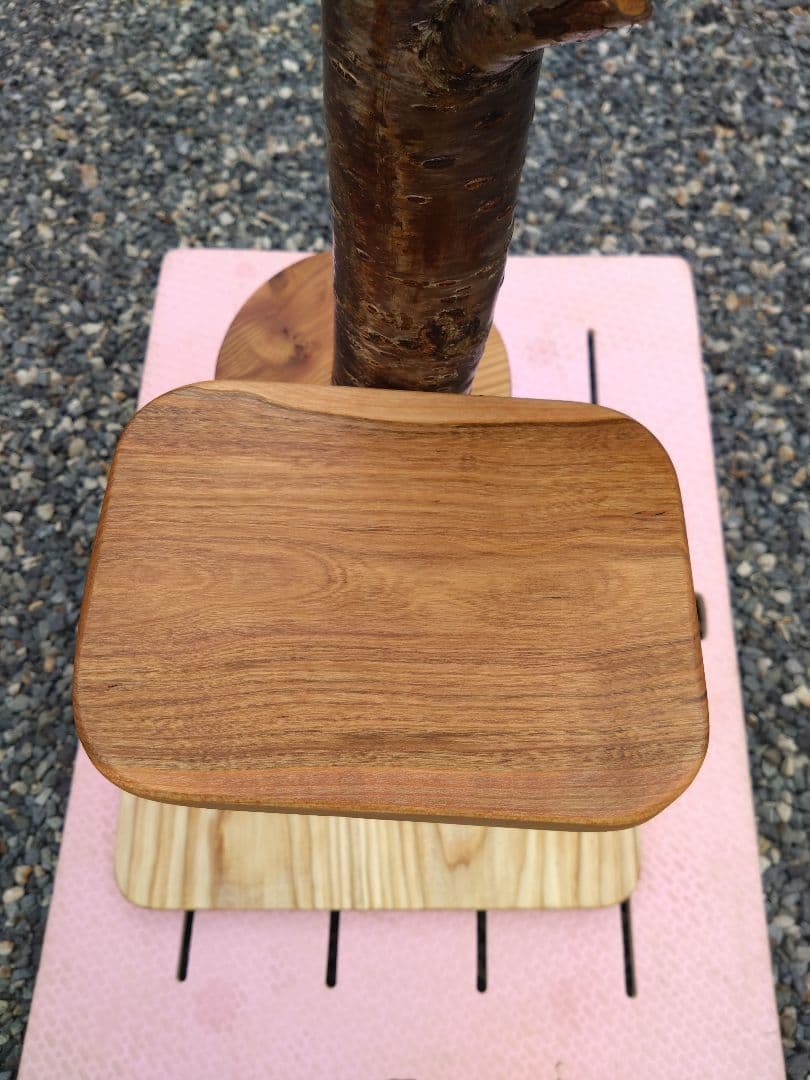 木製キャットタワー 据え置き型　桜❕