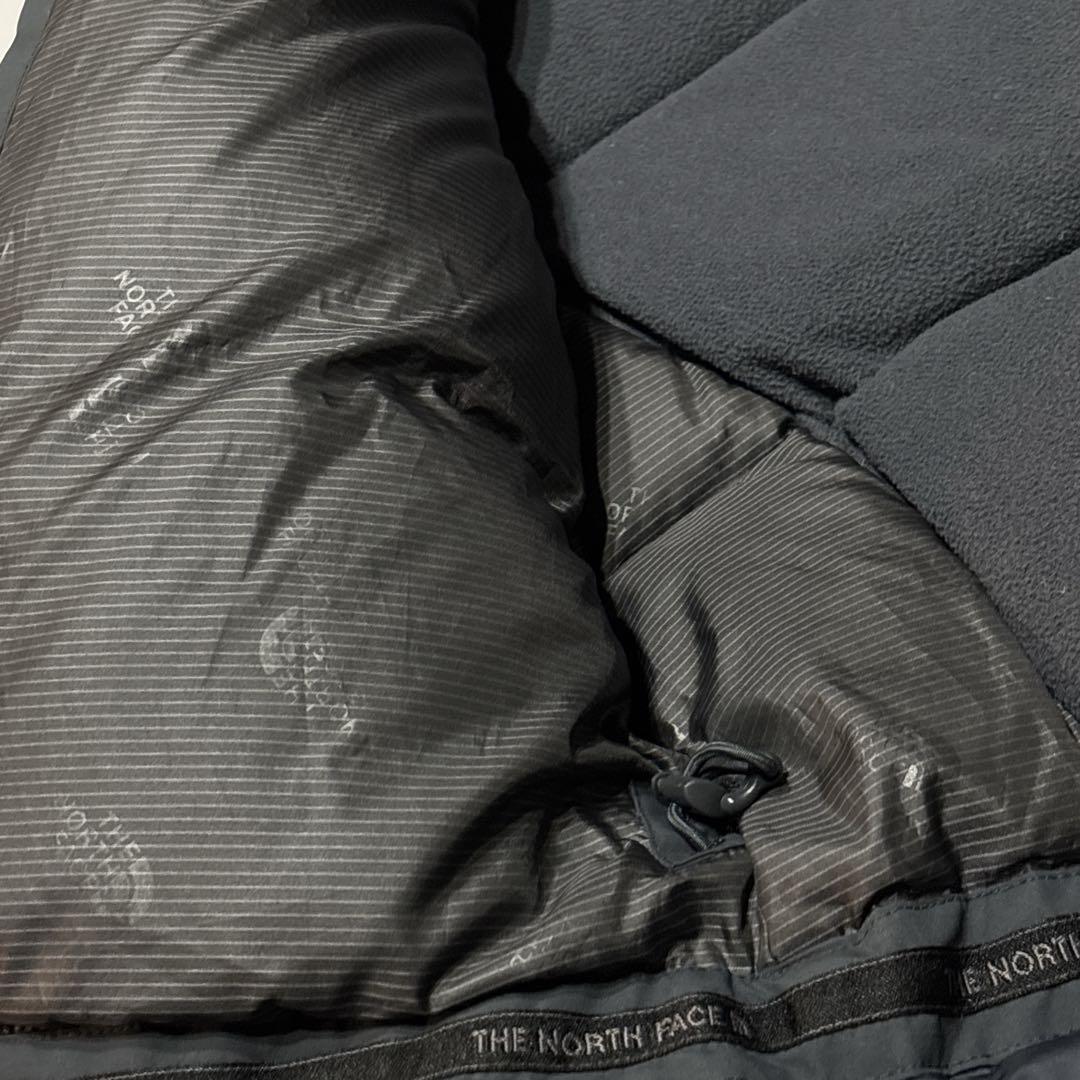 美品The North Face ダークグレー ダウンジャケットロングMNo44