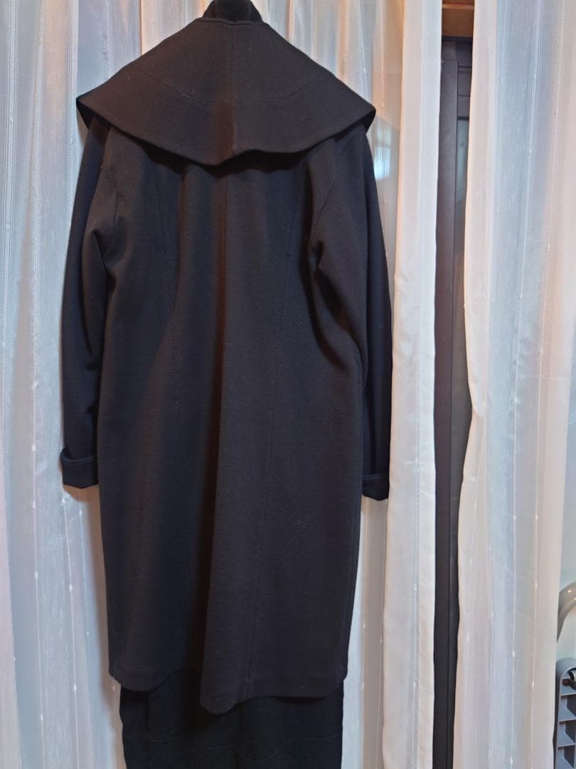 再値下げ☆新品タグ付き☆MARINA RINALDI ウールジャージーコート黒