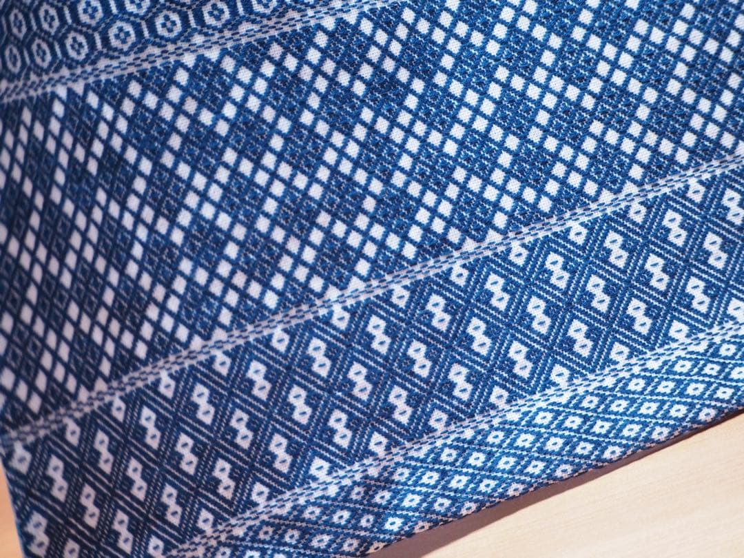 ハンドメイド　こぎん刺し　刺繍　kogin カバー　クロス