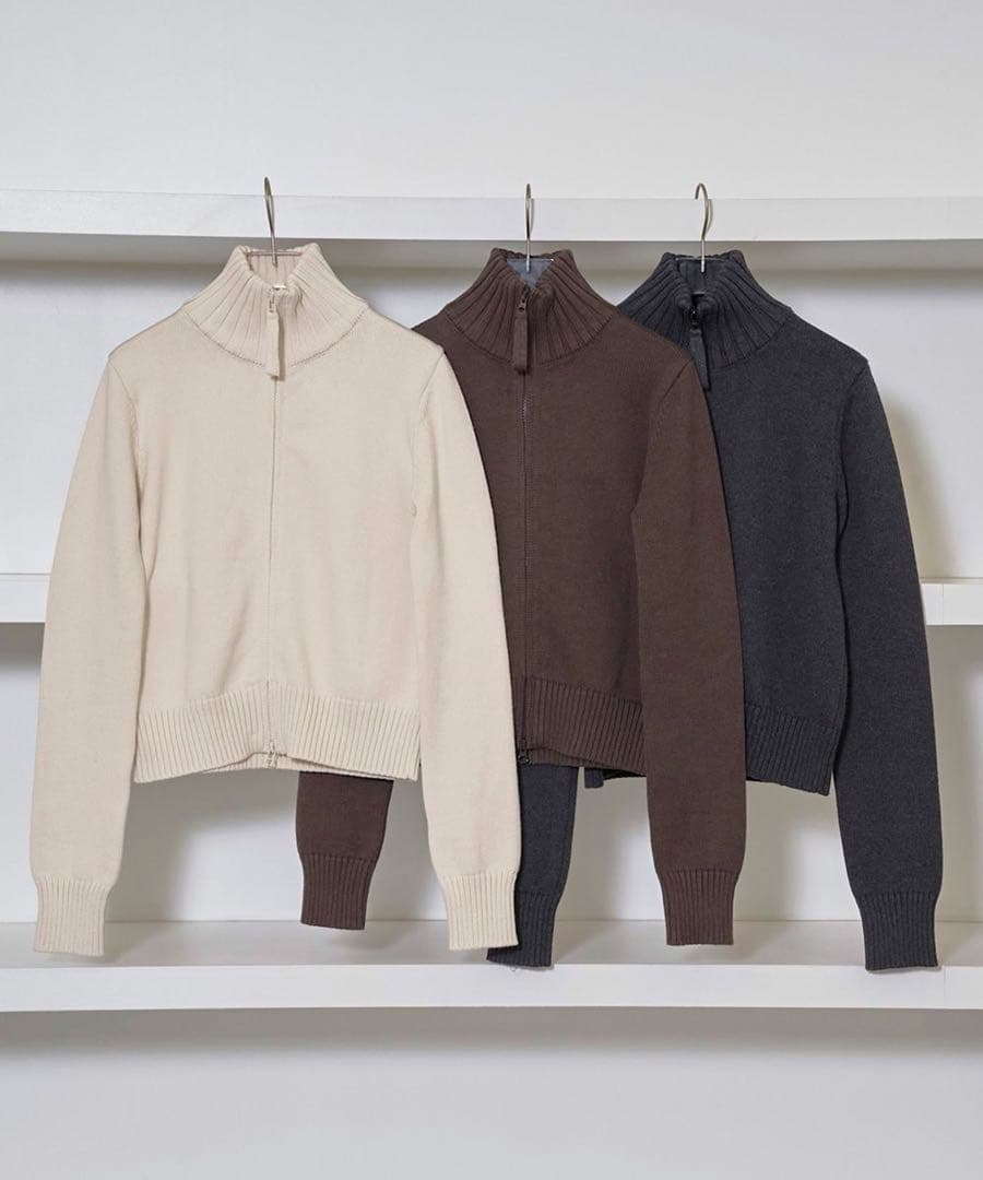 【新品未使用】TODAYFUL コンパクトジップニット