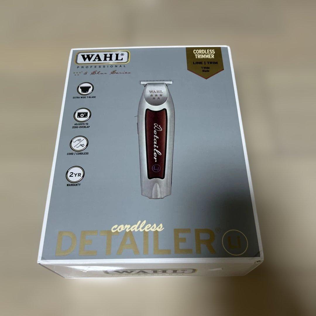 未使用品WAHL cordless Detailer Liメンズシェーバシルバー