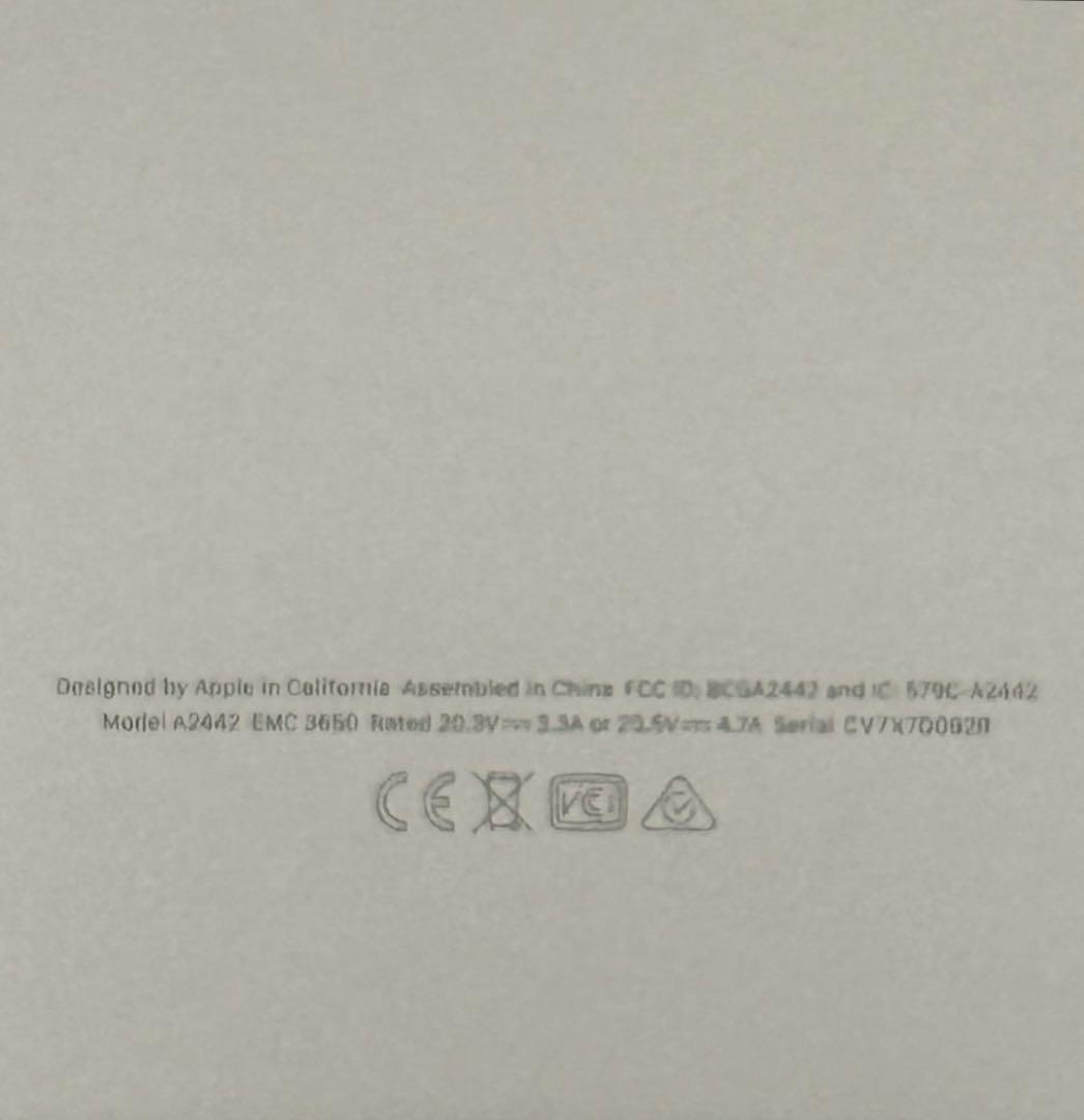 MacBook本体 MacBook Pro M1 Pro 16GB 512GB